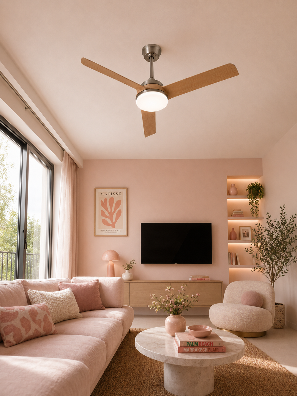 Ventilateur de plafond Greco 132 cm