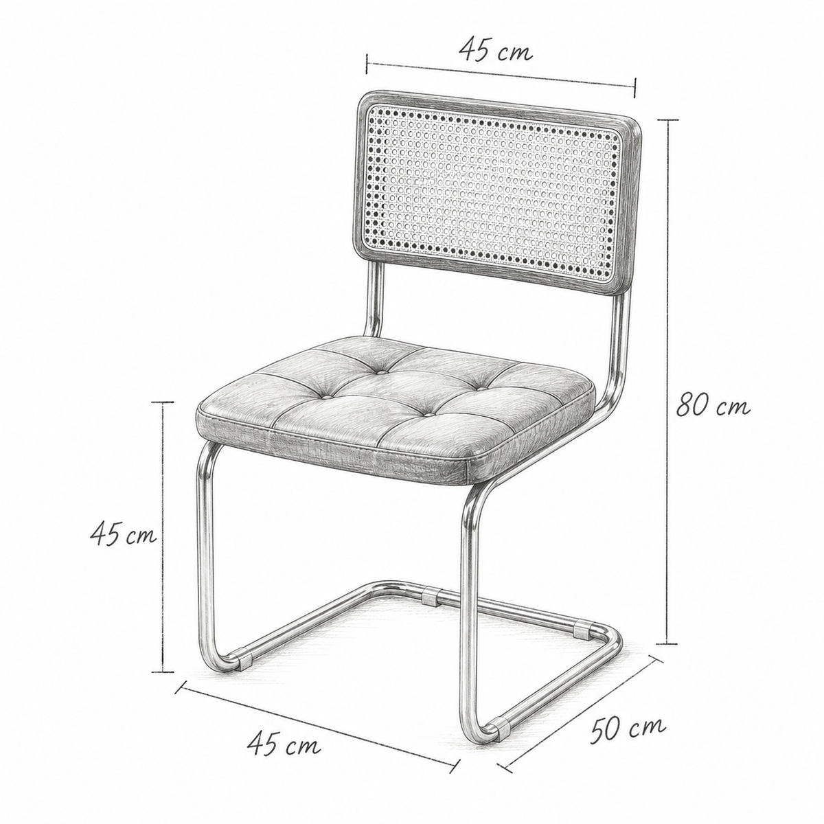 Chaises Vimini - Lot de 2