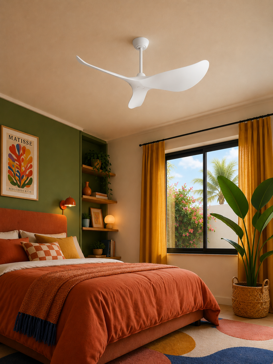 Ventilateur de plafond Bianca 97cm avec télécommande