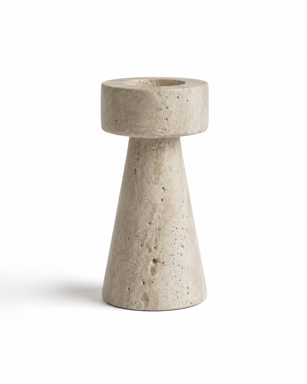 Bougeoir Ostuni — Travertin