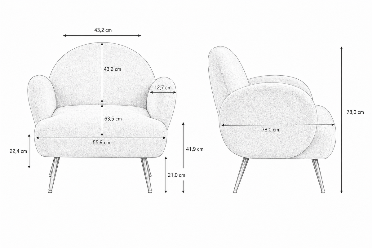 Fauteuil Saphir
