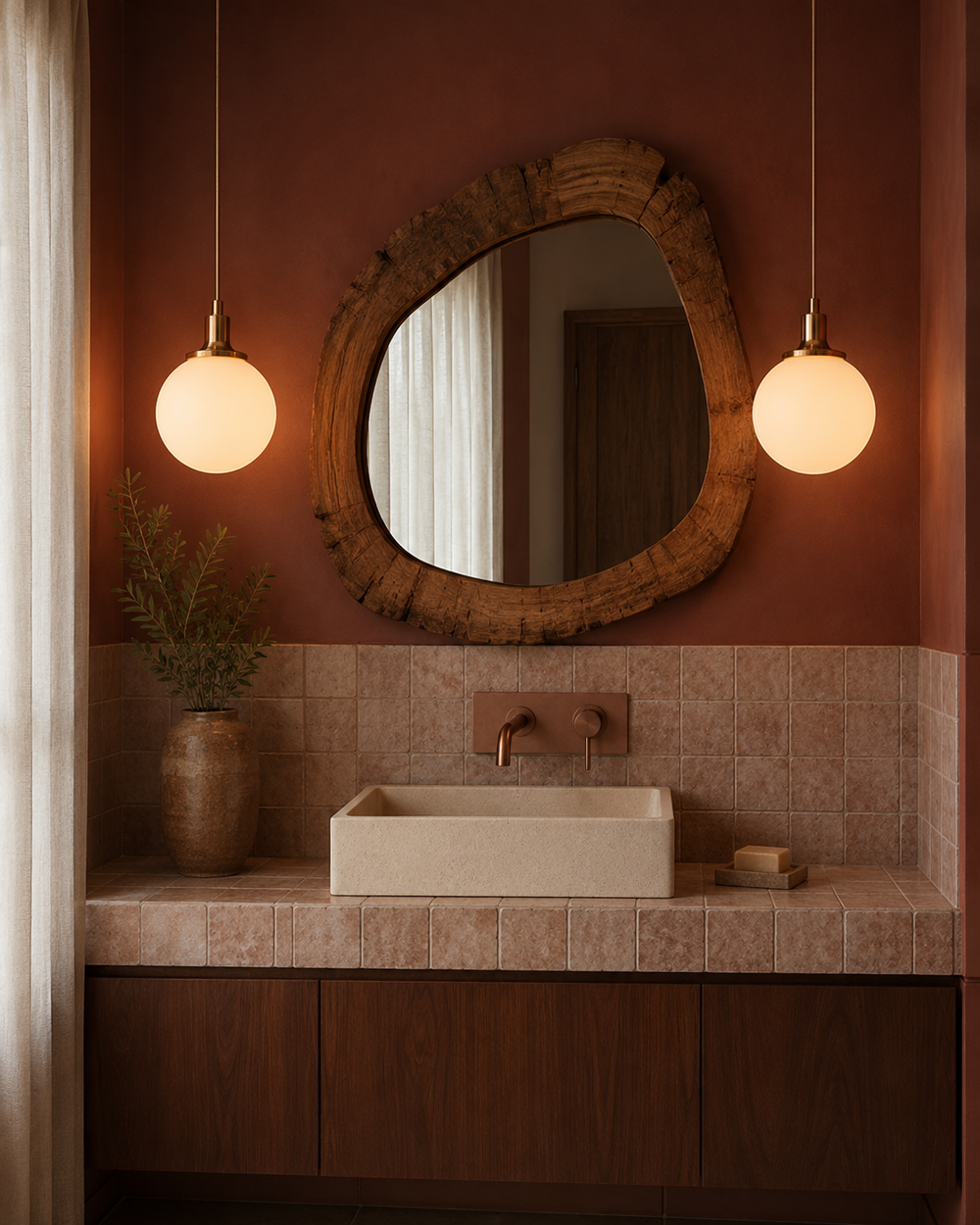 Miroir Taormina — Organique