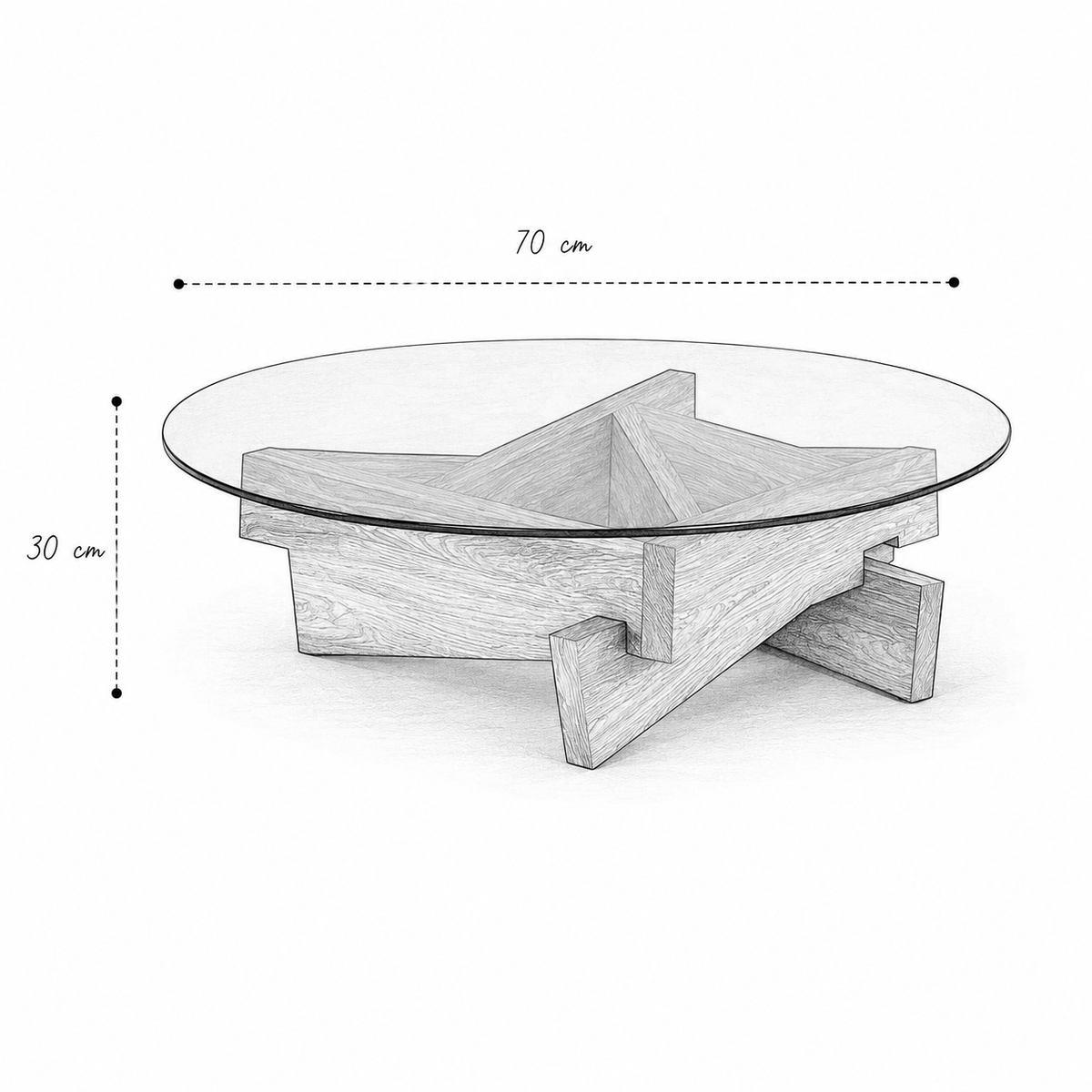 Table basse Vitro