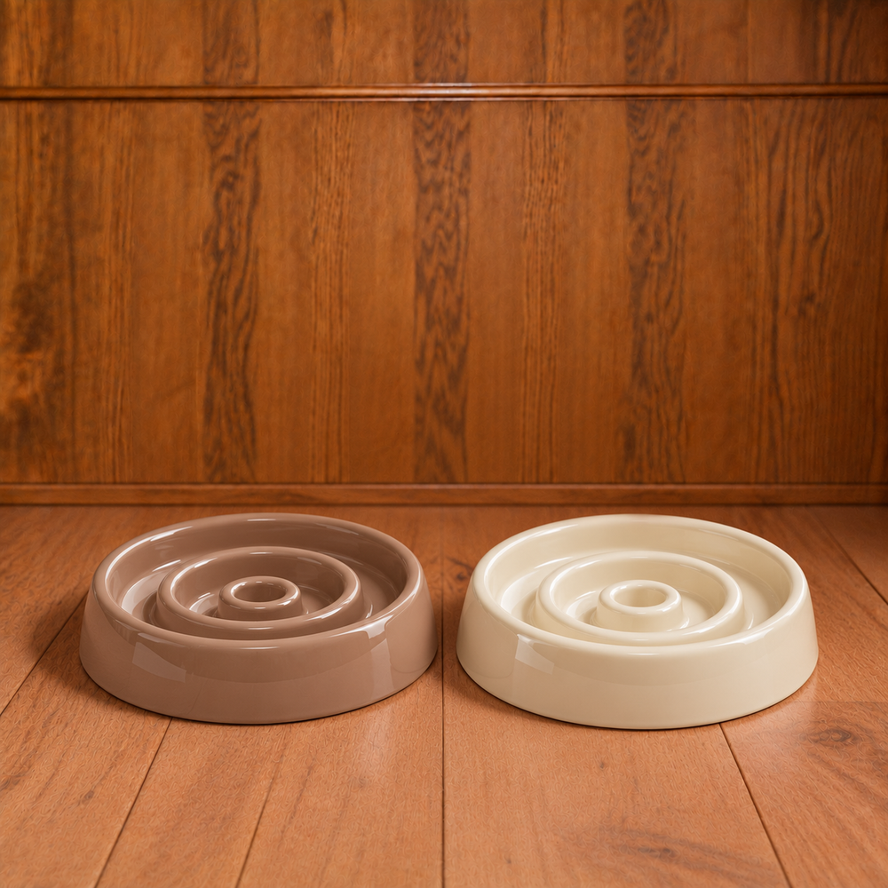Voerbak SLOW Roze